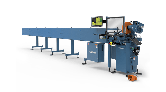 Auto loading saw by Scotchman is a fully automatic sawing system guaranteed to save time, reduce scrap, and eliminate costly mistakes.