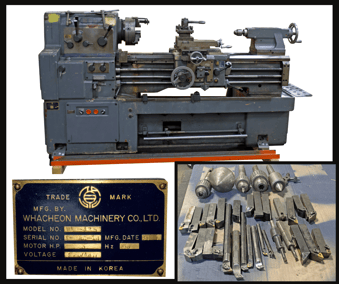Webb Lathe Whacheon Machinery group picture
